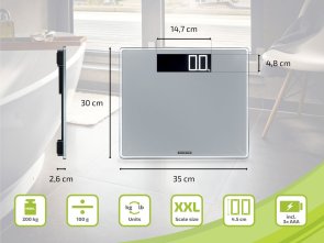 Soehnle Personvåg Style Sense Comfort 600 Grå