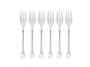 Gense Tårtgaffel Pantry 16 cm 6 st Matt/Blankt stål