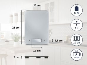 Soehnle Köksvåg Page Aqua Proof vit