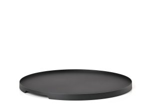Zone Denmark Bricka rund Singles 35 cm Black