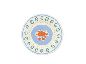 Costa Nova Tallrik flat Bliss 22 cm Blå/Koral/Rosa/Grön