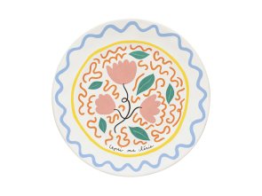 Costa Nova Tallrik flat Bliss 27 cm Rosa/Gul