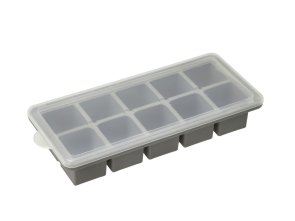 Funktion Isbitslåda med lock 21,9 x 9,9 x 4,3 cm Grå PP/Silikon