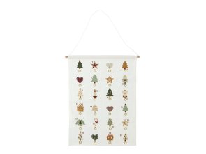 Södahl Julkalender 50 x 70 cm Merry Moments Green 100% Bomull