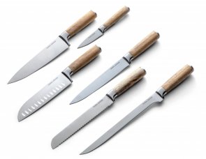6-pack Köksknivar, Stål