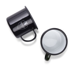 OHM Enamel Mug Svart