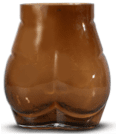 Vase Butt Brown