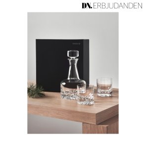 Erik karaff 78cl med double old fashioned glas 34cl i 2-pack