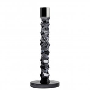 CARAT LJUSSTAKE ANTRACIT 297MM - ORREFORS