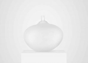 BERTIL VALLIEN BEANS WHITE AC -20 - KOSTA BODA ARTIST COLLECTION