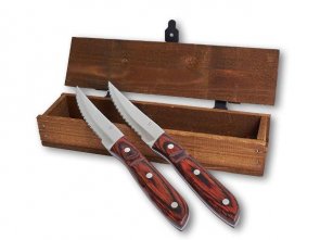 Gense Steakkniv XL Old Farmer Classic 23,5 cm 2 st Trä/Stål