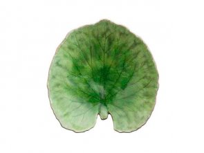 Costa Nova Tallrik näckrosblad Riviera 18 x 17 cm Grön/Svart Keramik