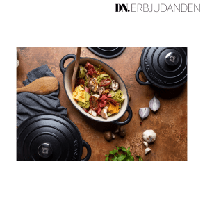 Oval gjutjärnsgryta 4 liter från Orrefors Jernverk