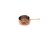 Mauviel Sautépanna mini 10 cl 7 cm Koppar/Mässing