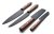 Orrefors Jernverk 4-pack knives Black