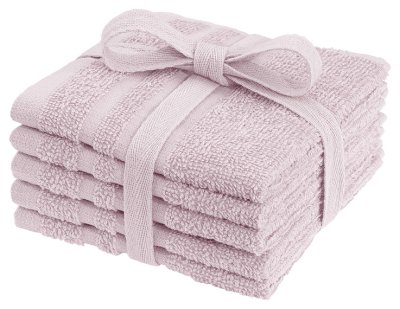 Zoom bild av Basic Frotté Tvättlappar 25x25 cm Rosa
