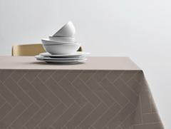 Zoom bild av Södahl Duk 140x320 Tiles Damast Taupe