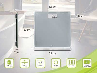 Zoom bild av Soehnle Personvåg Style Sense Compact 300 Grå