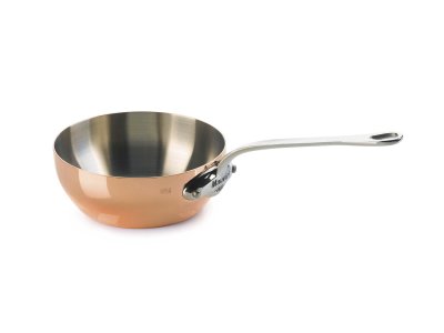 Zoom bild av Mauviel Sautépanna rundad M'150S 2 liter Koppar/Stål