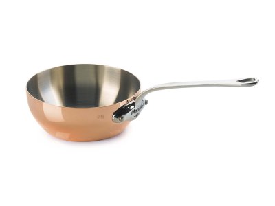 Zoom bild av Mauviel Sautépanna rundad M'150S 3,2 liter Koppar/Stål