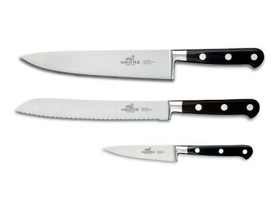 Zoom bild av Lion Sabatier International Knivset Licorne 3 delar Stål/Svart