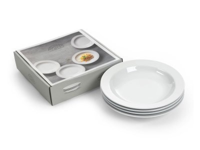 Zoom bild av Pillivuyt Tallrik djup Michelle 22 cm 4 st Vit