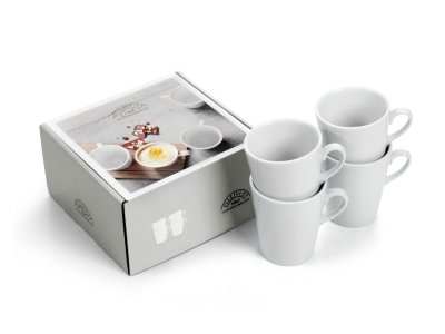 Zoom bild av Pillivuyt Mugg Michelle 29 cl 4 st Vit