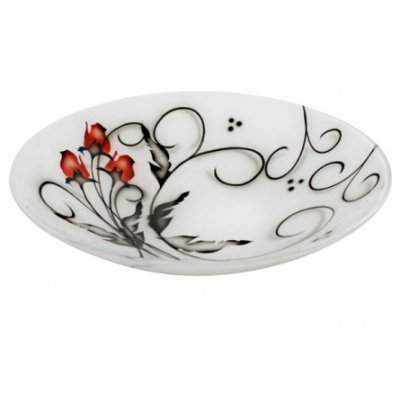 Zoom bild av Nybro Glasbruk - Crystal Ink Fat Rose, 70x390 mm