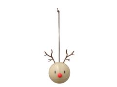 Zoom bild av Hoptimist Hoptimist Reindeer Ornament 2 st Latte