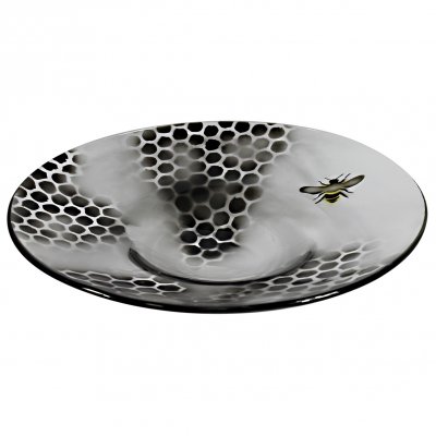 Zoom bild av Nybro Glasbruk - Honeycomb Fat Svart, 70x350 mm