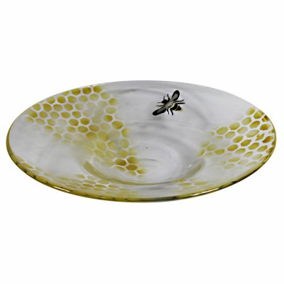Zoom bild av Nybro Glasbruk - Honeycomb Fat Gul, 70x350 mm