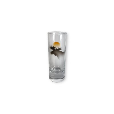Zoom bild av Nybro Glasbruk - Älg Shotglas 2-pack, 105x40 mm