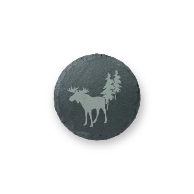 Zoom bild av Nybro Glasbruk - Älg Glasundelägg 4-pack, 100 mm
