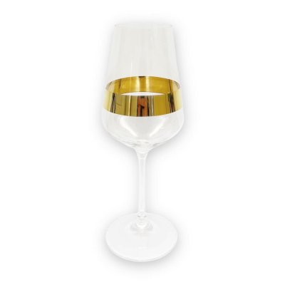 Zoom bild av Nybro Glasbruk - Nobilia Vinglas 2-pack Guld, 240x90 mm