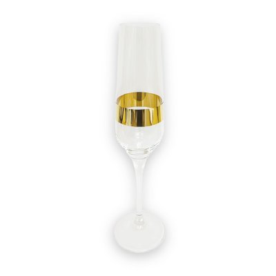 Zoom bild av Nybro Glasbruk - Nobilia Champange 2-pack Guld, 260x50 mm