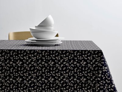 Zoom bild av Södahl Akrylduk med antiglid Painter's Garden Navy blue