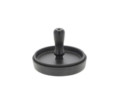 Zoom bild av HOLM Hamburgerpress 12 cm Svart Gjutjärn