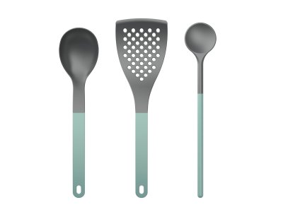 Zoom bild av Rosti Köksredskapsset A NEW Optima 3 delar Nordic green Nylon