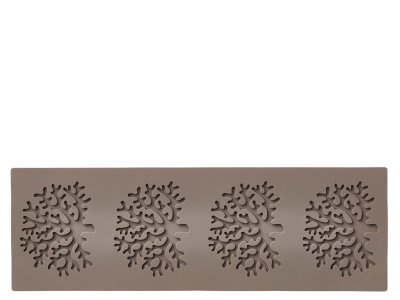Zoom bild av Blomsterbergs Tuile form Träd Latte Silikon