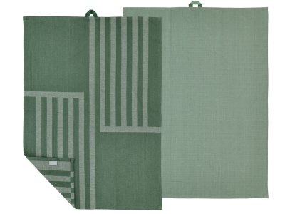 Zoom bild av Södahl Kökshandduk 50x70 Reflection 2 st Pine green