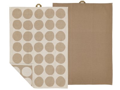 Zoom bild av Södahl Kökshandduk 50x70 Bubbles 2 st Warm Taupe