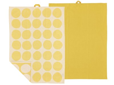 Zoom bild av Södahl Kökshandduk 50x70 Bubbles 2 st Yellow