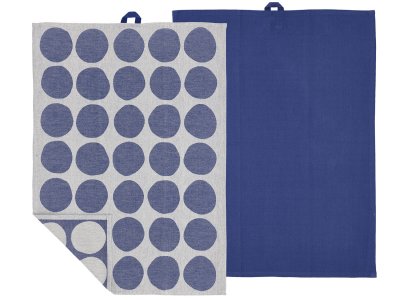 Zoom bild av Södahl Kökshandduk 50x70 Bubbles 2 st Royal Blue