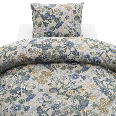Zoom bild av 2-Dels Set Blombacken Blå