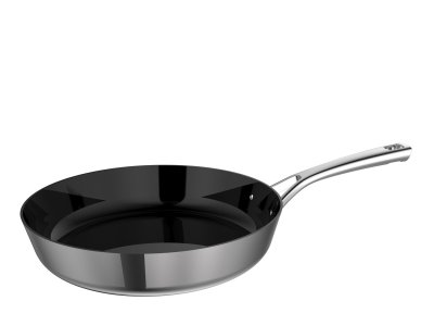 Zoom bild av Pillivuyt Gourmet Stekpanna keramisk non-stick Divette 28 cm Rostfritt stål