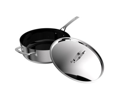 Zoom bild av Pillivuyt Gourmet Traktörpanna keramisk nonstick Divette 26 cm Rostfritt stål