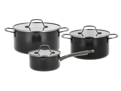 Zoom bild av Pillivuyt Gourmet Grytset m lock Blavet 6 delar Aluminium/keramisk beläggning