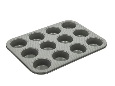 Zoom bild av Funktion Muffinsform till 12 st. Line 35 x 26,5 x 3 cm Grå Carbon ste
