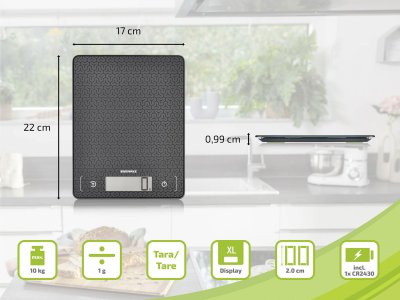 Zoom bild av Soehnle Köksvåg Page Comfort Mosaic Svart