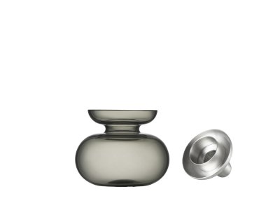 Zoom bild av Zone Denmark Vas/Ljusstake Inu 11 x 10 cm Smoked Grey/Steel